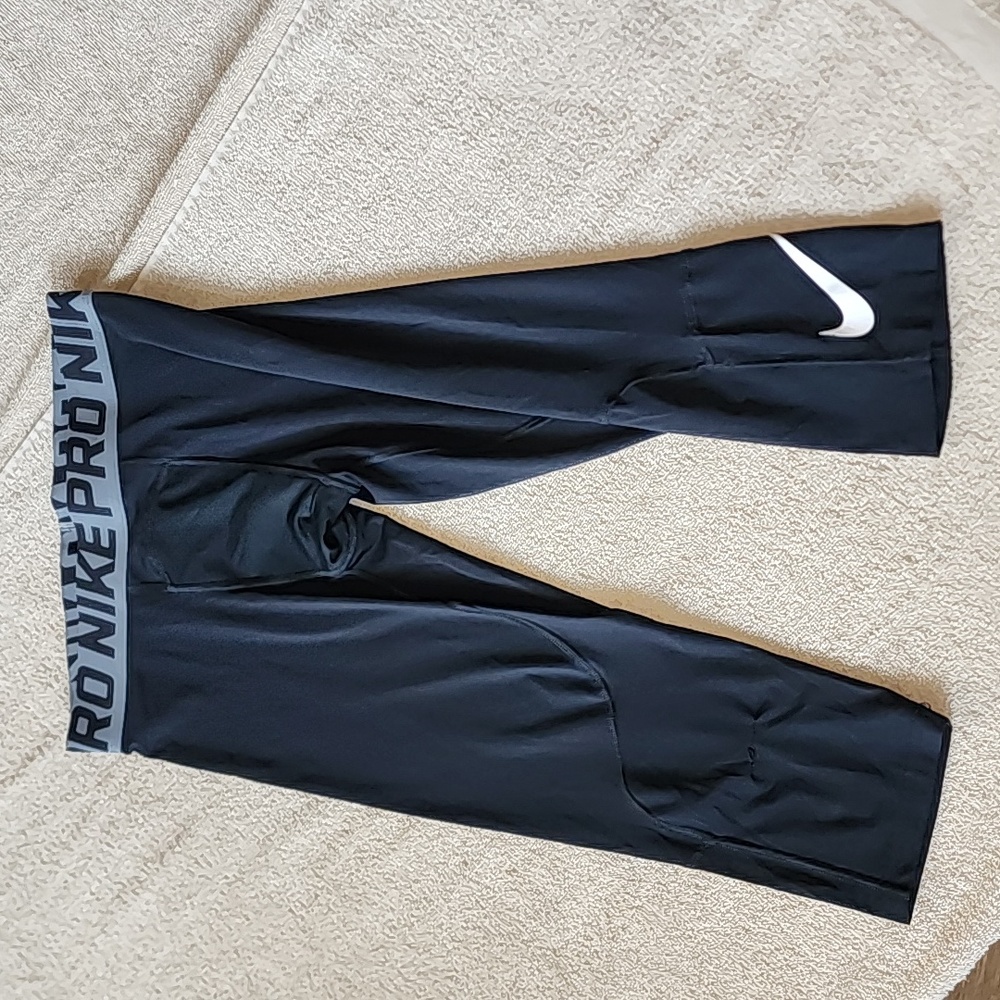 Nike Pro Athletic Tights Large Black Leggings